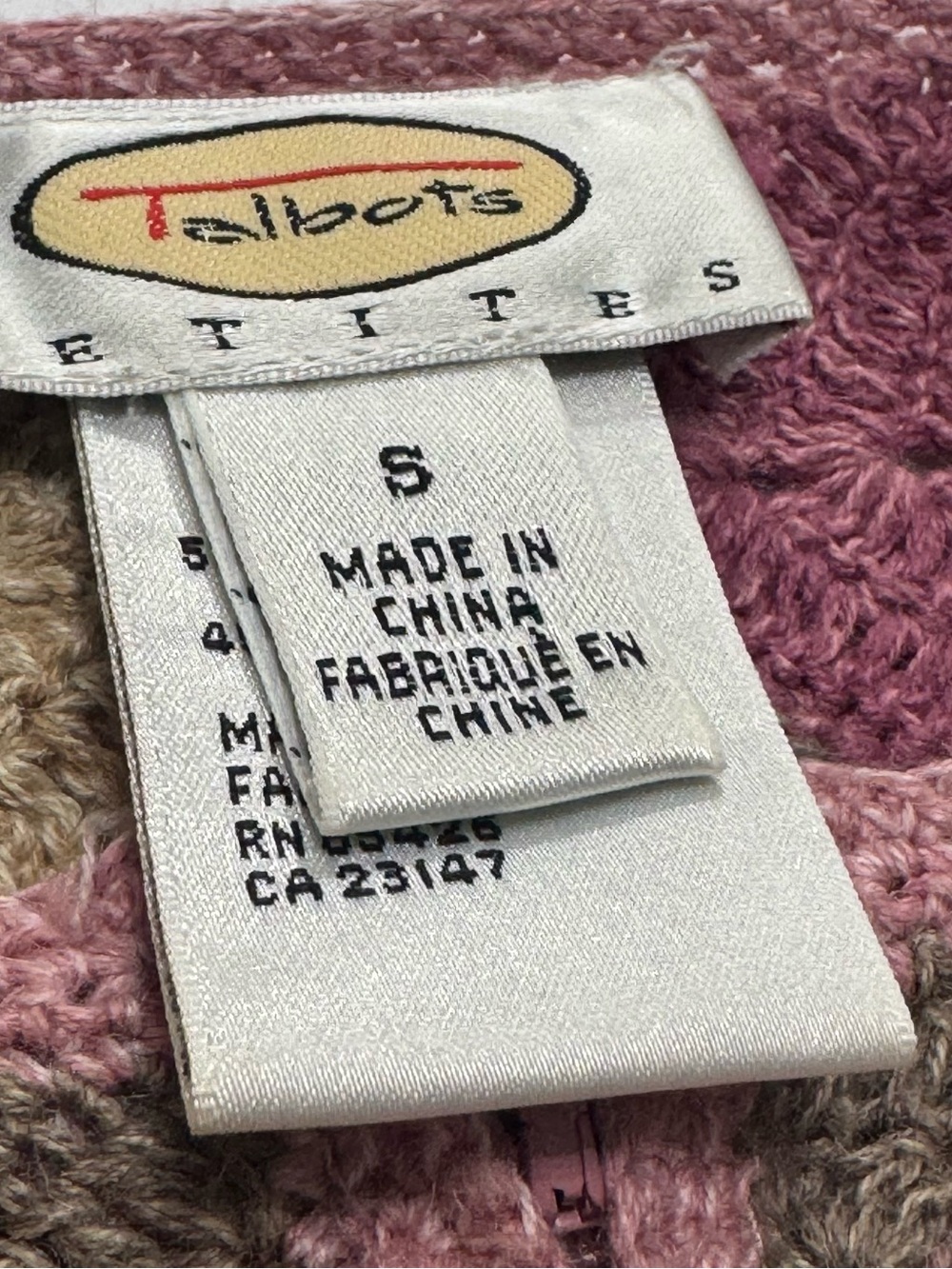 Vintage 2000’s Triangle Zip Up Cardigan - Picture 6 of 6